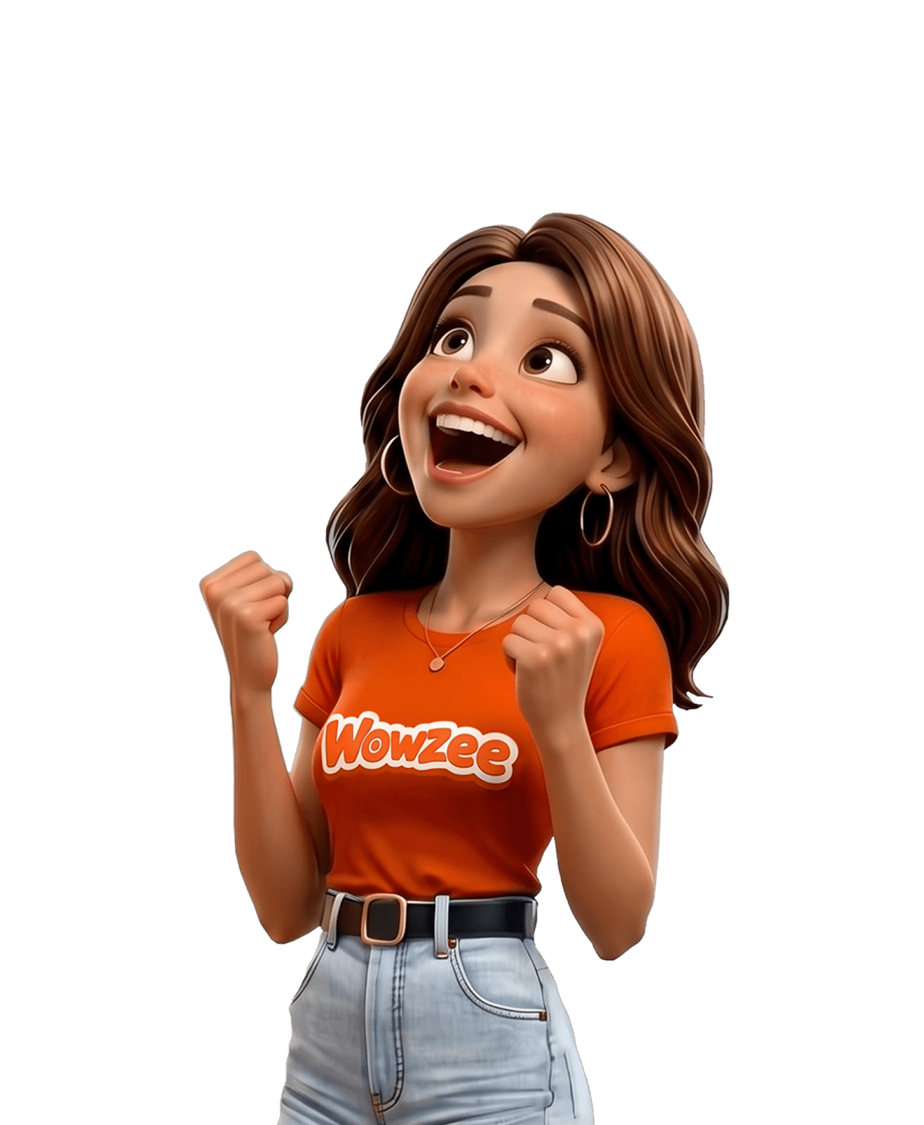 Cheering Fan Girl